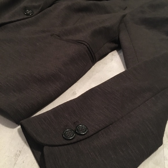 The Limited blazer charcoal brown gray - Picture 3 of 6